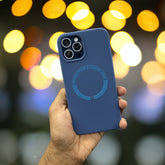 BLUE MAGSAFE SILICON CASE